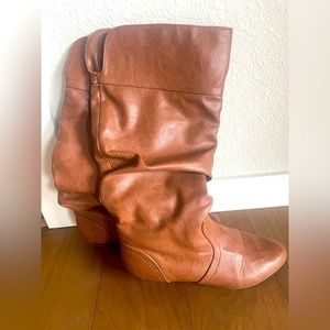 Brown Slouchy Boots size 7.5